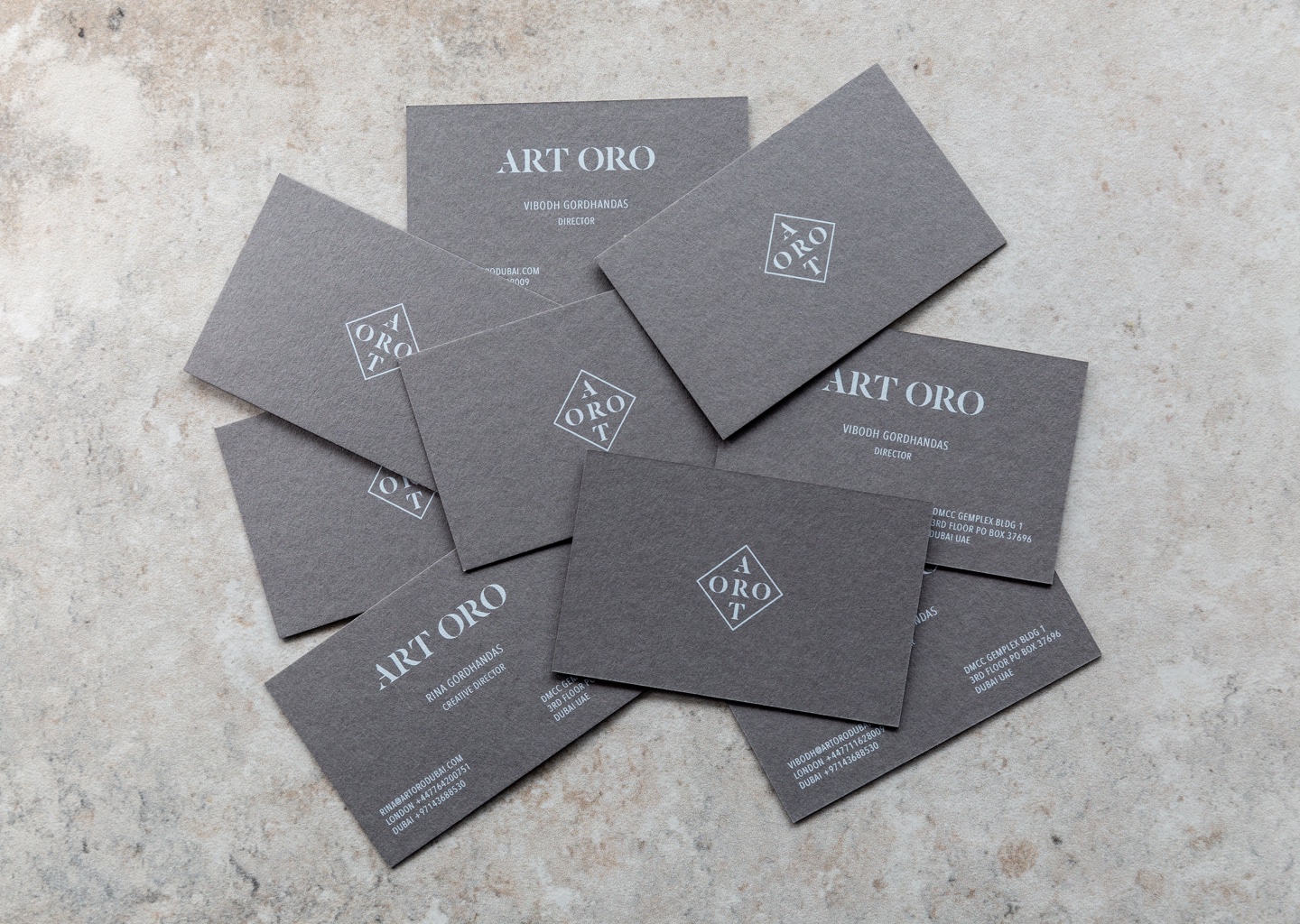 Art Oro brand design by Cargo Studio